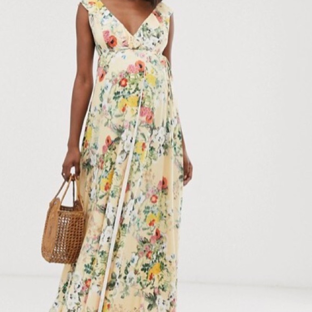 NWOT Maternity Maxi Dress